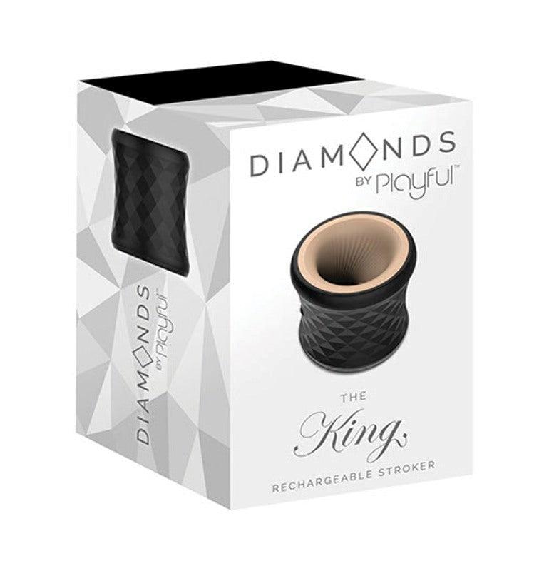 Diamonds by Playful The King Rechargeable Male Stroker Masturbators and Strokers