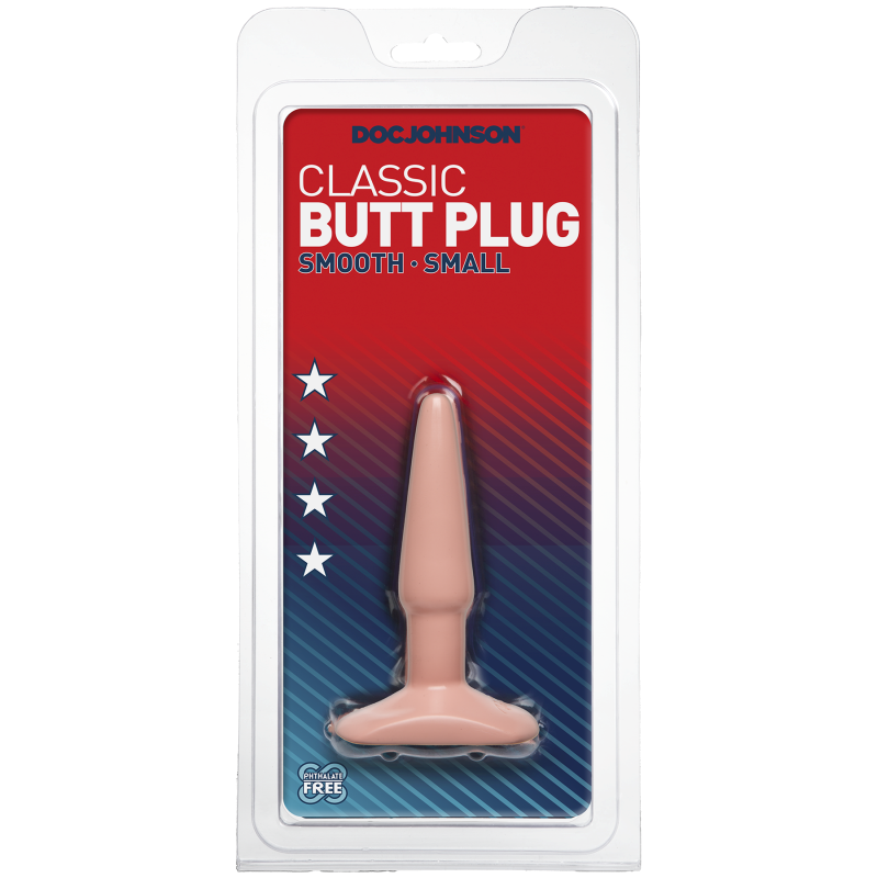 Doc Johnson Classic Butt Plug Smooth Small Butt Plugs