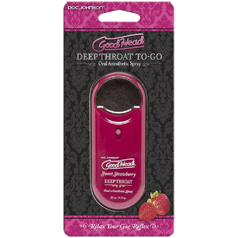 Doc Johnson Goodhead To-Go Deep Throat Spray Delay and Excite Sprays