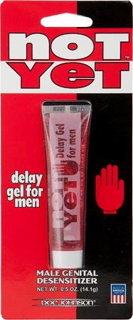 Doc Johnson Not Yet Delay Gel 14g - Delay and Excite Sprays