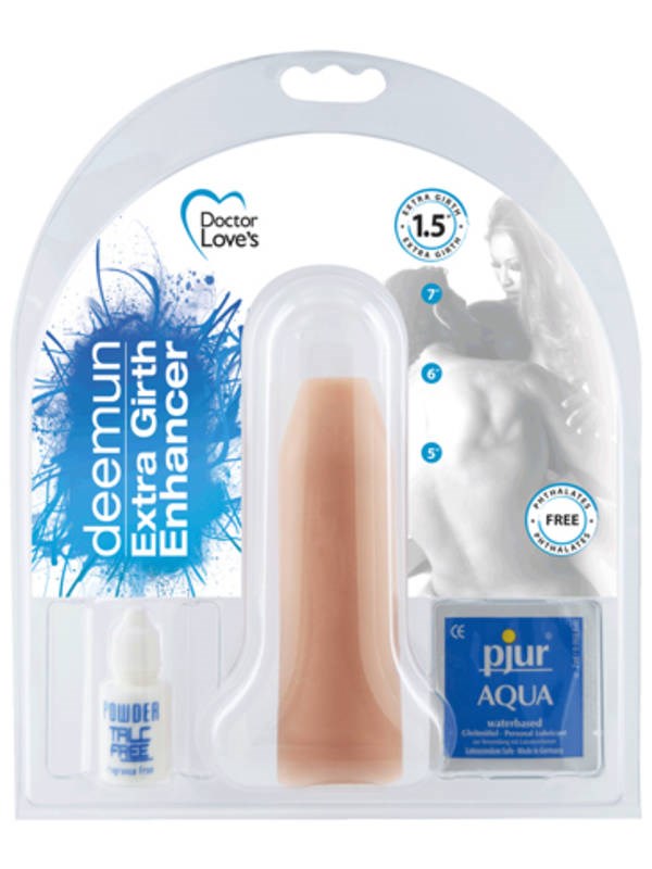 Doctor Loves Deemun Penis Girth Enhancer Light 6In. x 1.5In Pumps, Extenders and Sleeves