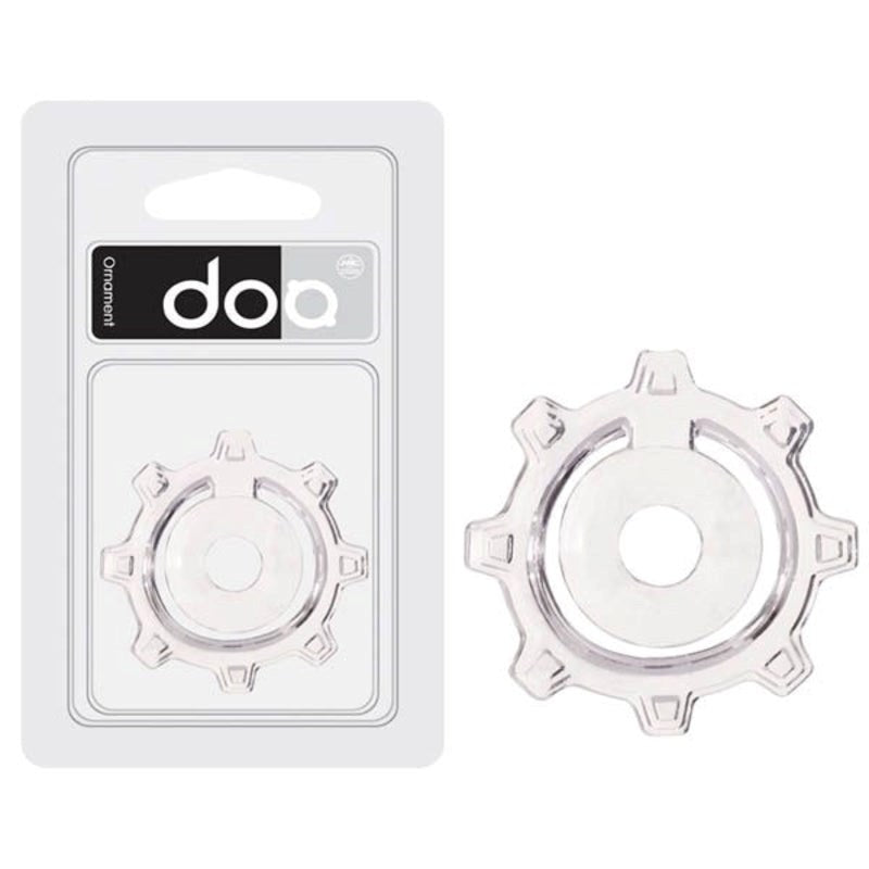 Doo Clear Cog Cock And Ball Rings Stretchy Cock Rings