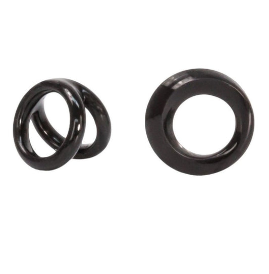 Double Loops Silicone Cockrings Set Stretchy Cock Rings