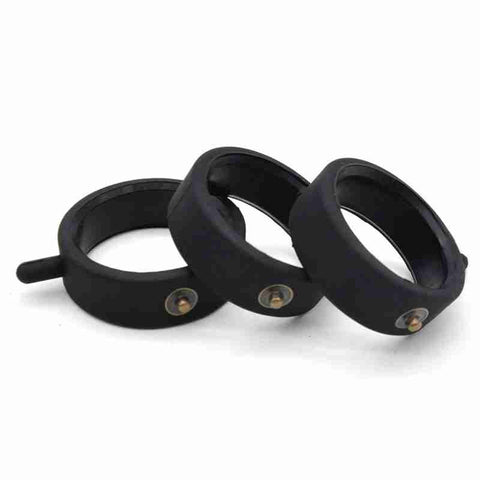Double Silicone Electric Shock Cock & Ball Ring Small - Cock Rings
