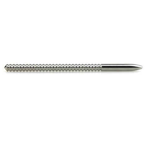 Double Spear Ribbed Urethral Sound - Penis Plugs