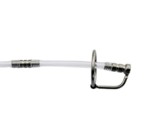 BDStyle Dual Tube Urethral Stimulator with Glans Ring - Penis Plugs