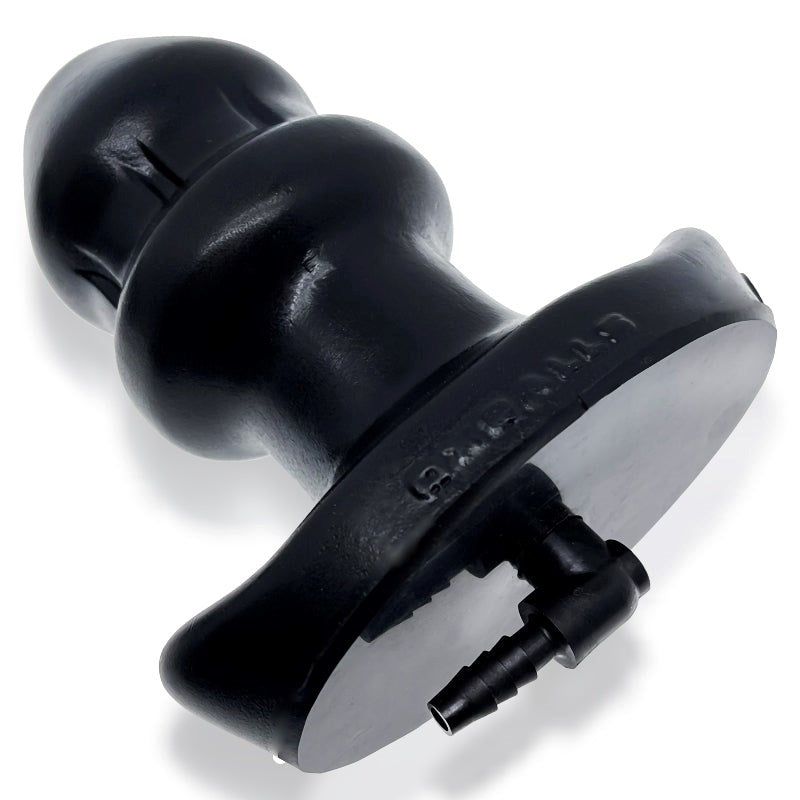 Drain O Flow Thru Buttplug Black Butt Plugs