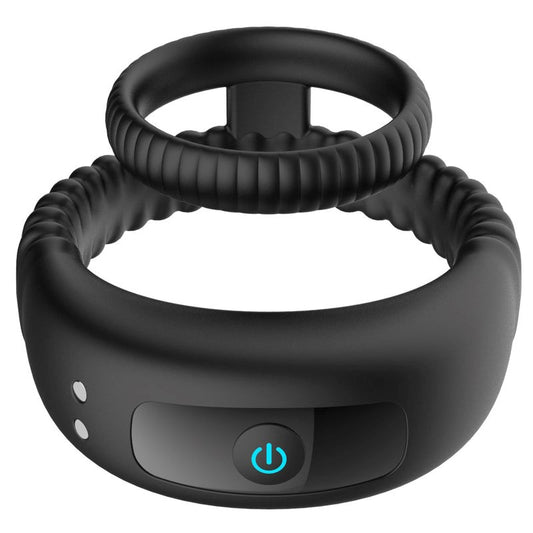BDStyle Dual-Ring Vibrating Cock Ring - Explore Shared Ecstasy - Cock Rings