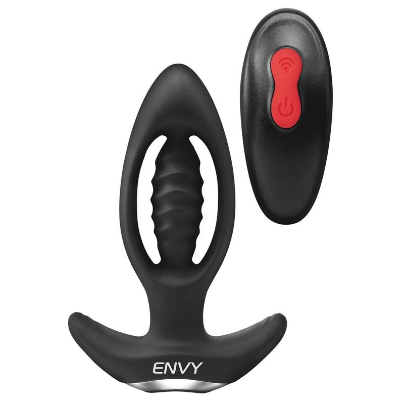 ENVY Enticer Expander Butt Plug with Remote Anal Vibrators