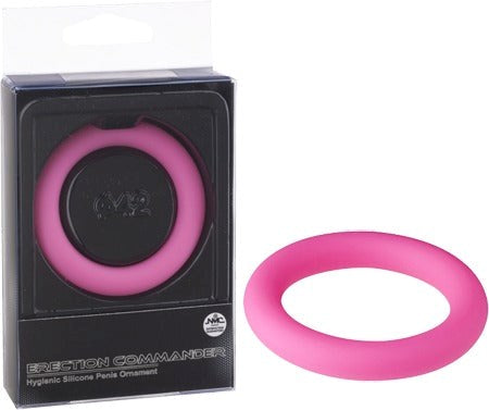Erection Commander Cock Ring Pink - Cock Rings