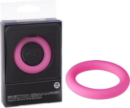 Erection Commander Cock Ring Pink - Cock Rings