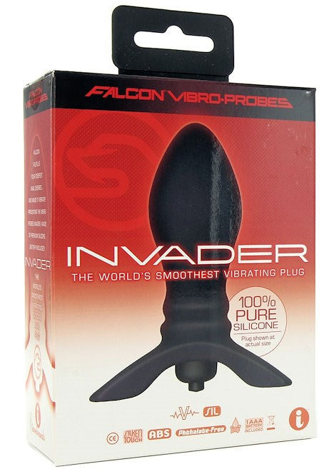 Falcon Vibrating Invader Silicone Plug Butt Plugs