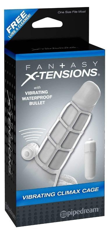 Fantasy Xtensions Vibrating Climax Cage Pumps, Extenders and Sleeves