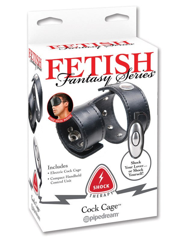 Fetish Fantasy Shock Therapy Cock Cage Cock Rings