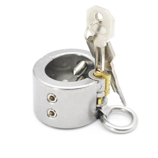 Stainless Steel BDSM Piercing Chamber - Explore Pleasure and Pain - Ball and Cock Toys