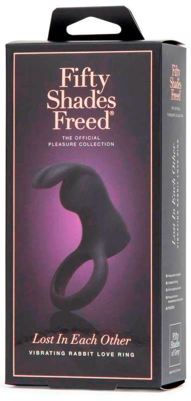Fifty Shades Freed Lost In Each Other Vibrating Rabbit Love Ring - Cock Rings