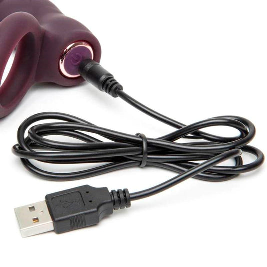 Fifty Shades Freed Lost In Each Other Vibrating Rabbit Love Ring - Cock Rings