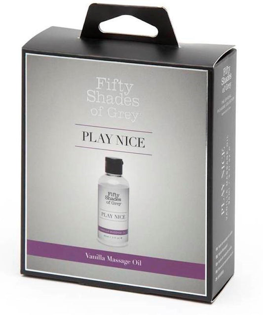 Fifty Shades of Grey Play Nice Vanilla Massage Oil 90ml Lubricants and Lotions