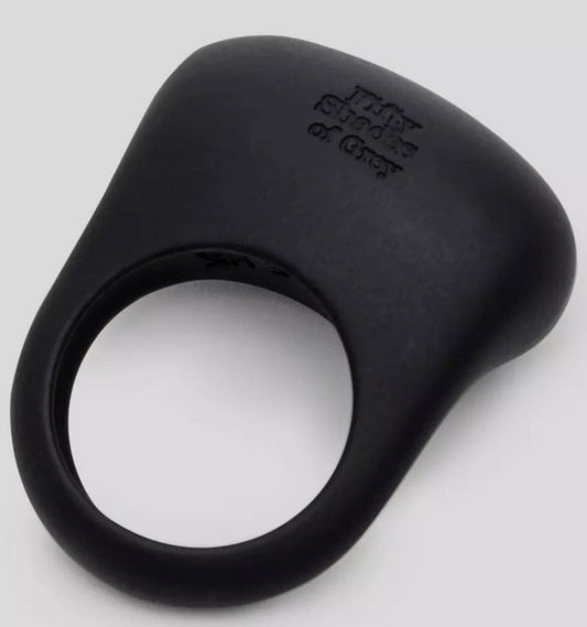 Fifty Shades Sensation Rechargeable Vibrating Love Ring - Vibrating Cock Rings