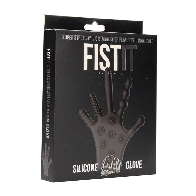 FIST-IT Silicone Stimulation Glove - Black Anal Lubes