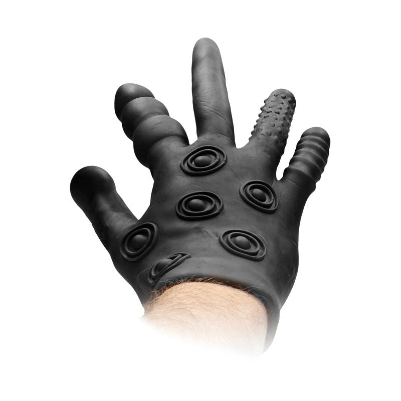 FIST-IT Silicone Stimulation Glove - Black Anal Lubes