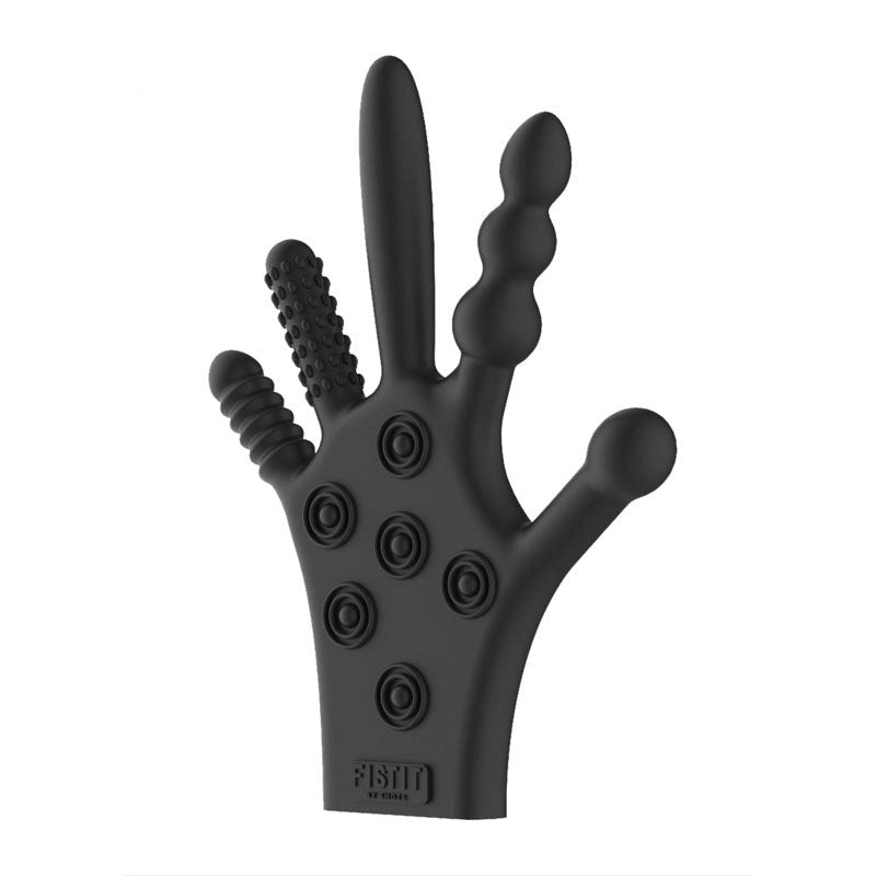 FIST-IT Silicone Stimulation Glove - Black Anal Lubes