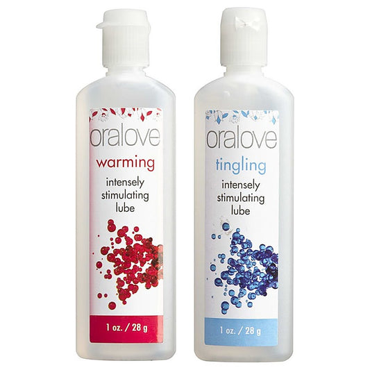 Doc Johnson Oralove Dynamic Duo Lickable Lubricant - Water Based Lubes