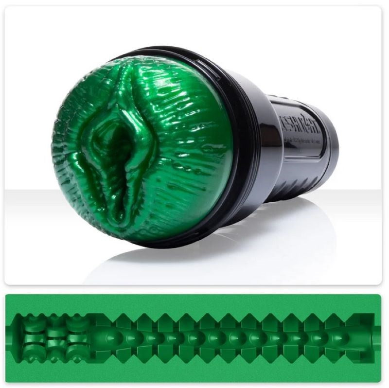 Fleshlight Freaks Alien Queen - Green Metallic Realistic Butts And Vaginas