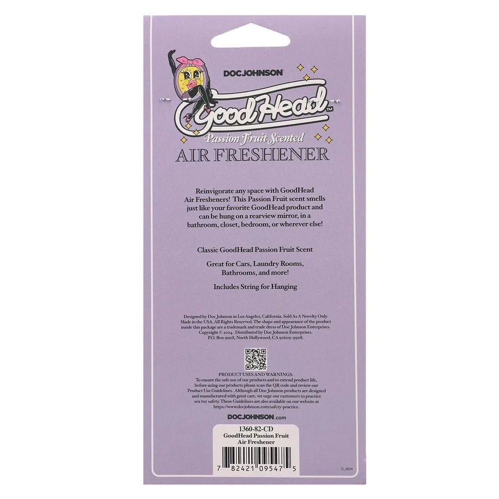 Doc Johnson GoodHead Scented Air Freshener Massage Oils and Lubricants