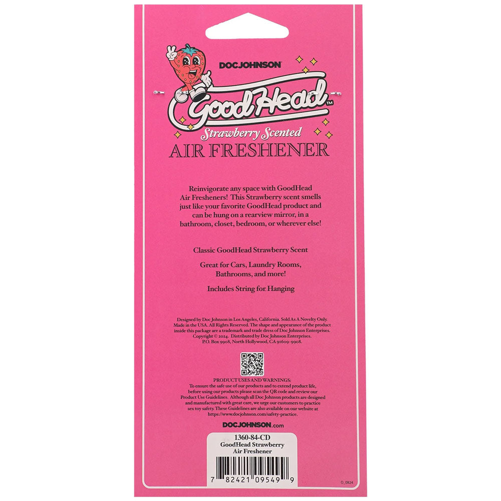 Doc Johnson GoodHead Scented Air Freshener Massage Oils and Lubricants