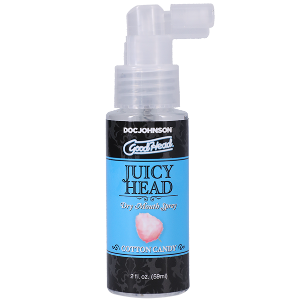 Doc Johnson GoodHead Cotton Candy Flavoured Wet Head Dry Mouth Spray 59ml Delay and Excite Sprays