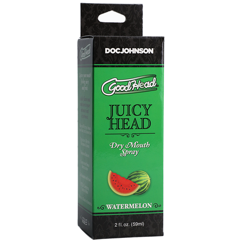 Doc Johnson GoodHead Wet Head Dry Mouth Spray Watermelon 59ml - Delay and Excite Sprays