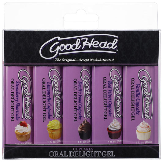 GoodHead Oral Delight Gel - Delicious Flavors, Enhanced Pleasure - Water Based Lubes