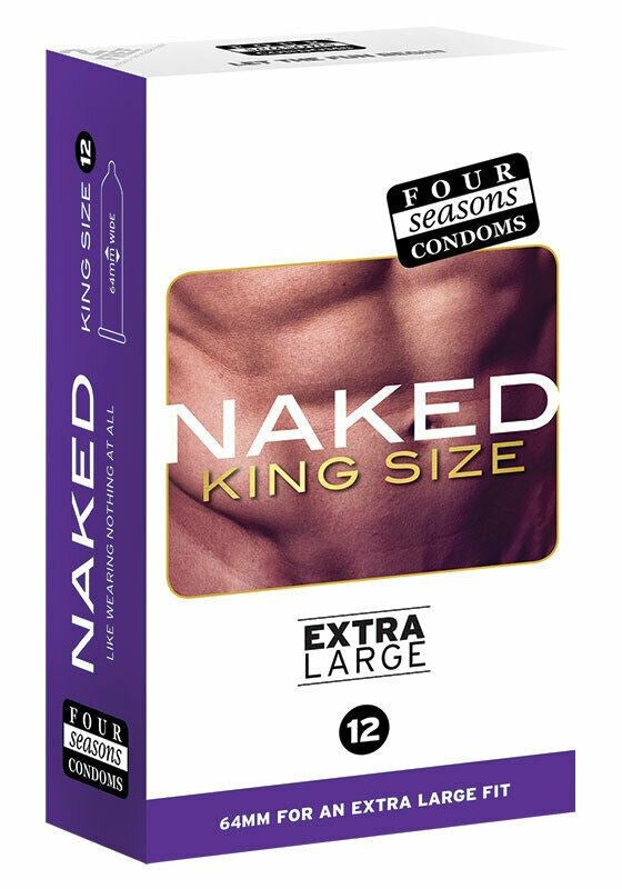 Four Seasons Naked King Size 12 pack Condoms