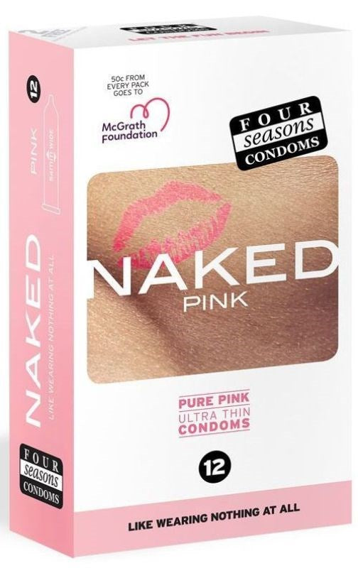 Four Seasons Naked Pink 12 pack Condoms