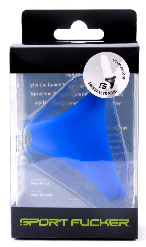 Freeballer Ring Blue - Stretchy Cock Rings