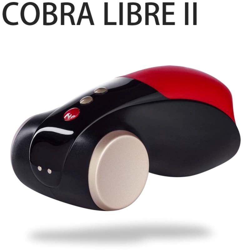 Fun Factory Cobra Libre 2 Black/Red Masturbators and Strokers