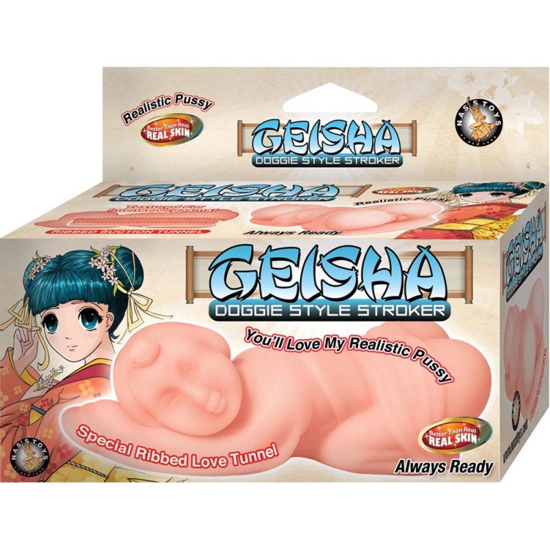 Geisha Doggie Style Flesh Masturbators and Strokers