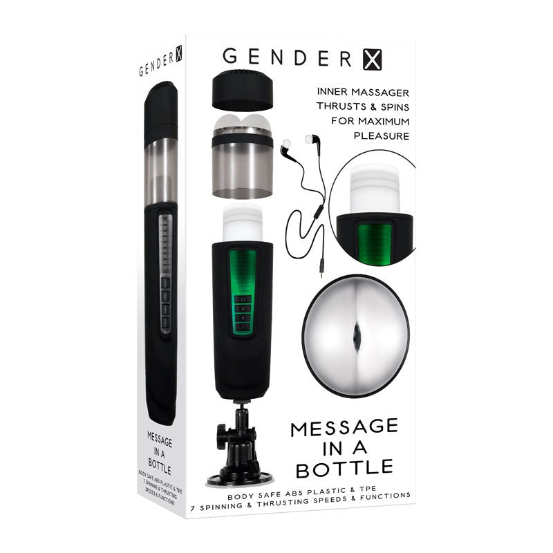 Gender X MESSAGE IN A BOTTLE Masturbators and Strokers