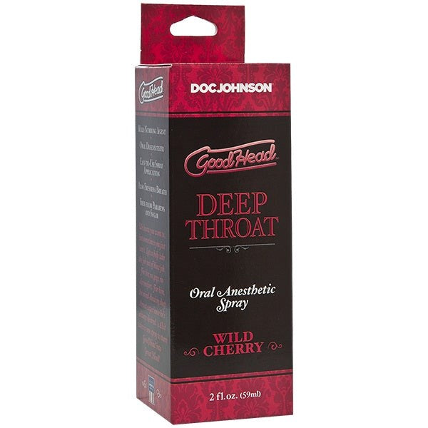 GoodHead Deep Throat Spray 59ml Water Based Lubes