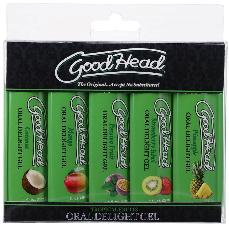 GoodHead Oral Delight Gel - Delicious Flavors, Enhanced Pleasure Water Based Lubes