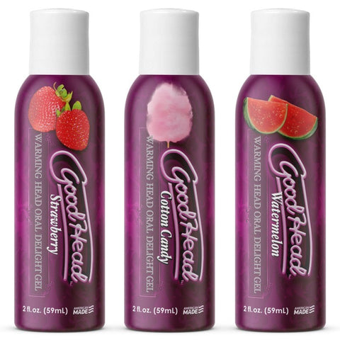 GoodHead Warming Head Delight Gel 3-Pack - Water Based Lubes