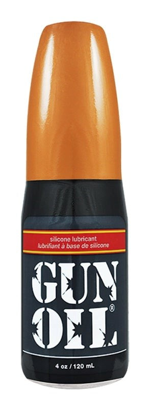 Gun Oil Silicone Lubricant - Hypoallergenic, Water-Resistant, Vitamin E and Aloe Vera Enriched - Silicone Based Lubes