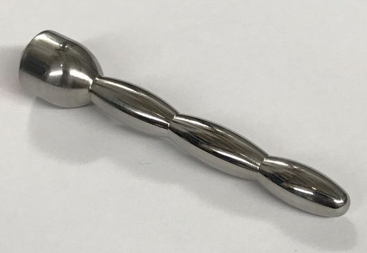 HC Nile Triple Ascending Jewelled Red Penis Plug - Penis Plugs