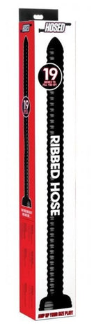 Hosed 19 Inch Ribbed Anal Snake - Anal Cleansing