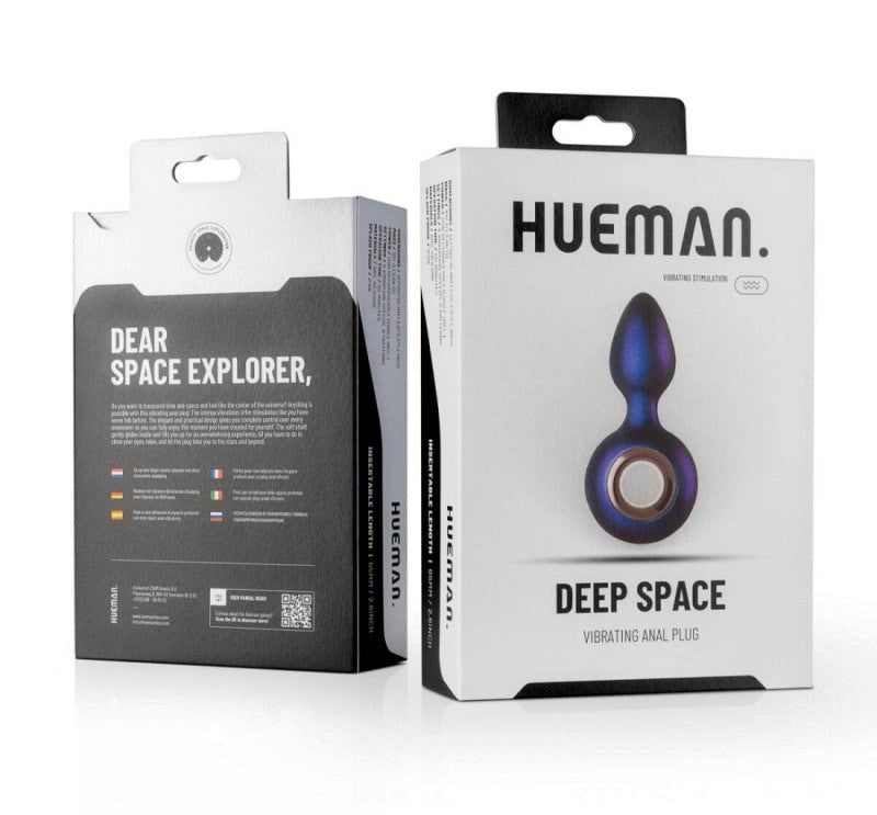 Hueman Deep Space Vibrating Anal Plug Butt Plugs