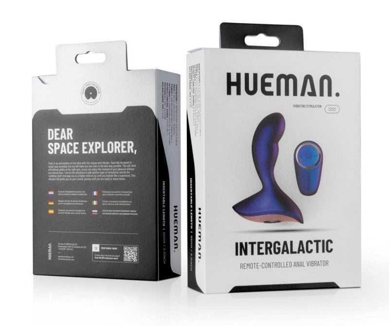 Hueman Intergalactic Remote Controlled Anal Vibrator Butt Plugs