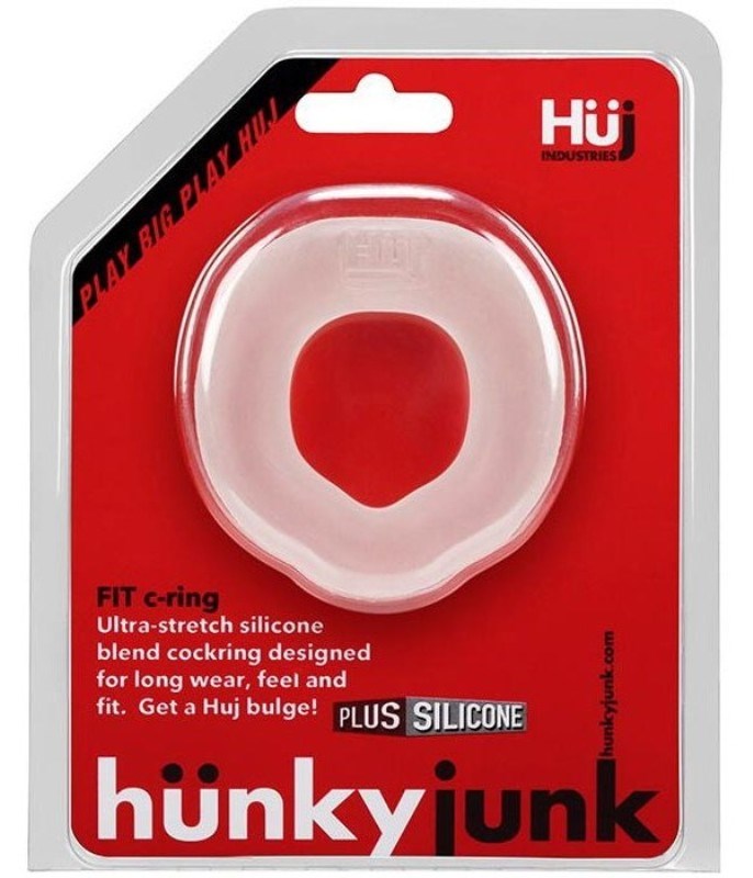 Hunkyjunk FIT Ergo Long-Wear C-Ring Tar Cock Rings