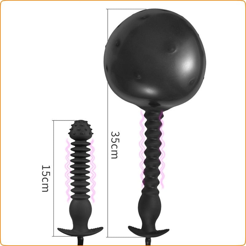 Inflatable Dildo Thrusting Anal Plug Butt Plugs