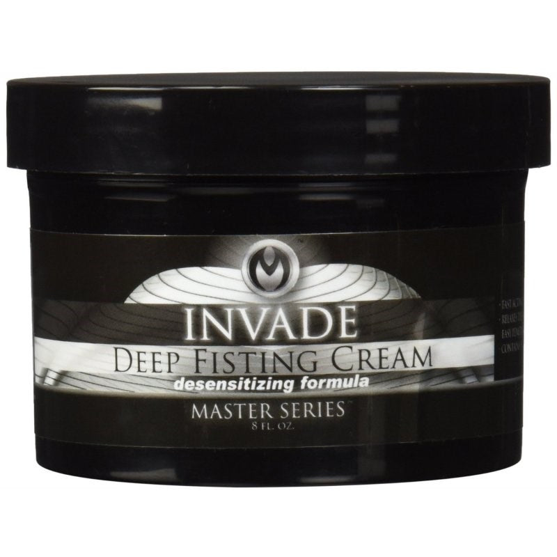 Invade Deep Fisting Cream 8Oz Silicone Based Lubes